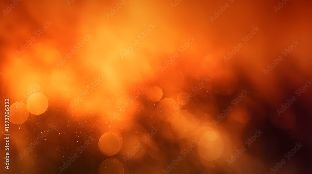 Aufkleber a vibrant fiery orange gradient background with a warm soft focus and subtle motion blur creating a 