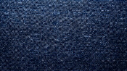 A rich deep navy blue fabric with a clean minimal gradient and a detailed woven texture a classic and sophisticated material for various design applications