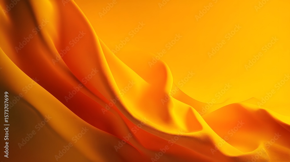 Poster captivating abstract image with a vibrant golden orange gradient deep shadows and a sense of dynamic