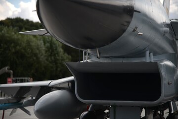 J-10A Underside Intake Close-up Static Display, Changchun Air Show 2015