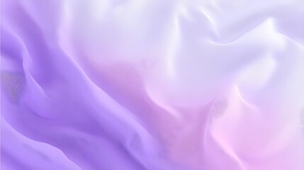 Fototapeta premium A serene minimal gradient blend in soothing pastel hues of lavender and white creating a delicate ethereal atmosphere