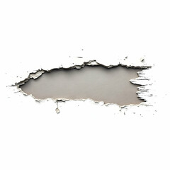 Damaged Wall Surface with Flaking White Paint