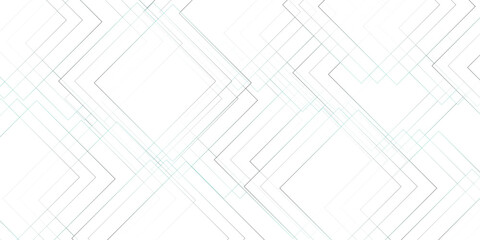 Abstract geometric lines illustration with minimalist design in soft turquoise and black colors on white background