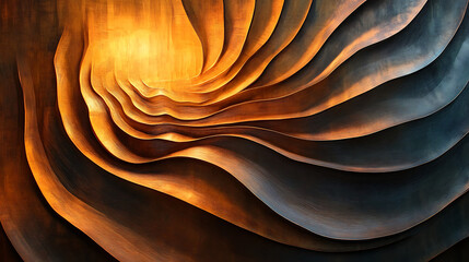 Abstract wave design pattern