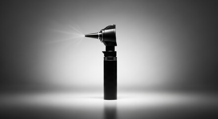 Sleek Modern Black Device Against a Minimalistic Background Highlighting Innovation and Design