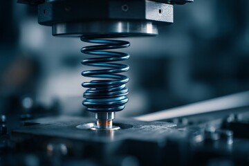 Precision Manufacturing Process Industrial Facility Close-up Image Mechanical Environment Technical Perspective