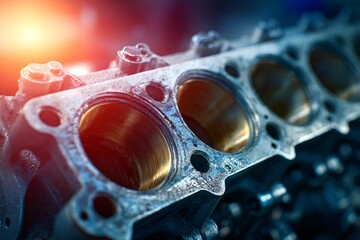 Industrial Machinery Operation Manufacturing Facility Close-Up Mechanical Environment Technical Viewpoint
