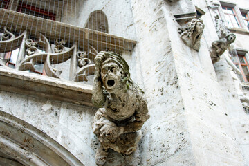 Gargoyle on New Town Hall in Munich - Germany