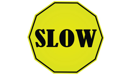 yellow warning sign