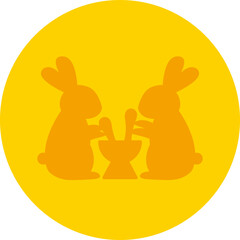 추석 달 토끼 일러스트 © hyunsung