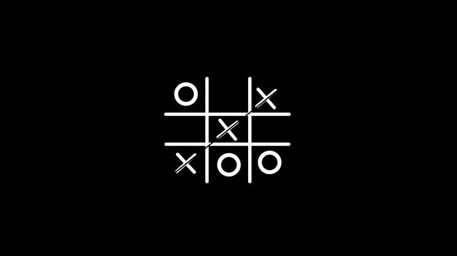 Game tic tact toe icon.