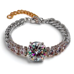 Sparkling diamond bracelet elegant design high resolution picture