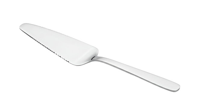 Stainless Steel Cake Server Serrated Edge.