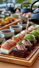 Elegant Asian-inspired platter