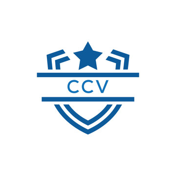 Dynamic Tech Logo Design with CCV Letters and Abstract Motion Elements &ndash; Modern Business Identity. CCV Letter Logo.
