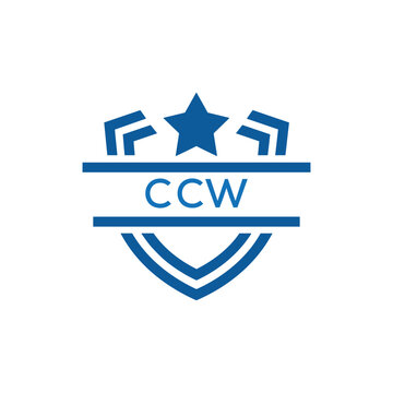 Dynamic Tech Logo Design with CCW Letters and Abstract Motion Elements &ndash; Modern Business Identity. CCW Letter Logo.
