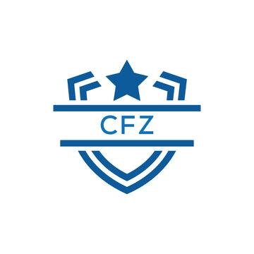 Dynamic Tech Logo Design with CFZ Letters and Abstract Motion Elements &ndash; Modern Business Identity. CFZ Letter Logo.
