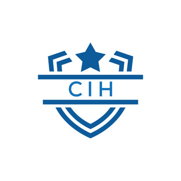 Dynamic Tech Logo Design with CIH Letters and Abstract Motion Elements &ndash; Modern Business Identity. CIH Letter Logo.
