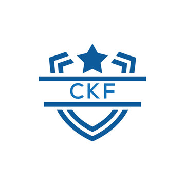 Dynamic Tech Logo Design with CKF Letters and Abstract Motion Elements &ndash; Modern Business Identity. CKF Letter Logo.
