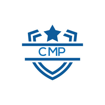 Dynamic Tech Logo Design with CMP Letters and Abstract Motion Elements &ndash; Modern Business Identity. CMP Letter Logo.
