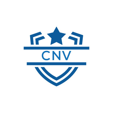 Dynamic Tech Logo Design with CNV Letters and Abstract Motion Elements &ndash; Modern Business Identity. CNV Letter Logo.
