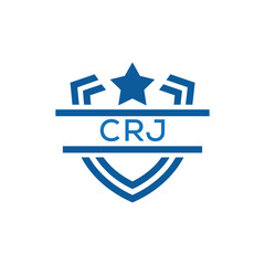 Dynamic Tech Logo Design with CRJ Letters and Abstract Motion Elements – Modern Business Identity. CRJ Letter Logo.
