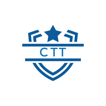Dynamic Tech Logo Design with CTT Letters and Abstract Motion Elements &ndash; Modern Business Identity. CTT Letter Logo.
