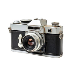Vintage silver and black camera (10)