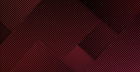 Deep burgundy lines create a textured background with geometric shapes, forming a visually striking abstract composition with a hint of shadow to add depth and sophistication