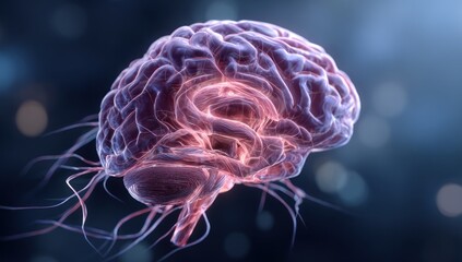 3D model of a human brain