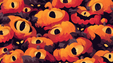 Halloween jack-o'-lantern eyes background wallpaper