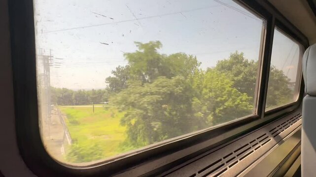 train in motion