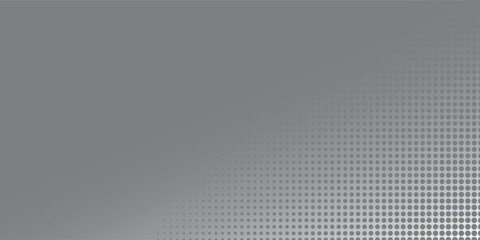Gray vector halftone gradient texture. simple gray dots background illustration.