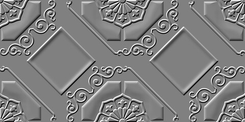 3d mould ceramic tiles art. Digital home decorative art wall tiles design background. Dark gray and light gray combination. Embossed tiles. Ceramic Wall tiles 3d Punch Design.	

