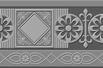 3d mould ceramic tiles art. Digital home decorative art wall tiles design background. Dark gray and light gray combination. Embossed tiles. Ceramic Wall tiles 3d Punch Design.	
