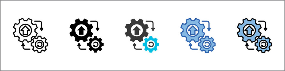 Devops Icon Pack Multistyle Illustration