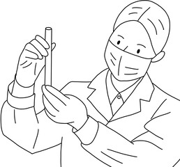 business man drawing