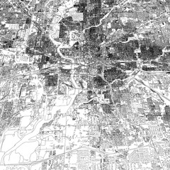 Fototapeta premium 3D illustration of city and urban in Indianapolis USA