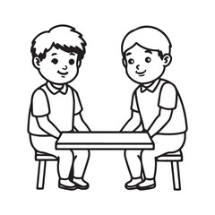 man and woman in cafe