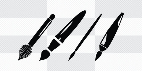 Painting Brush. Vector illustration