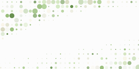 Modern Light Blue, Green vector red banner with set of circles, dots. Donuts Background abstract smple art