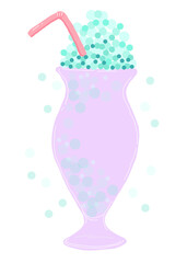 cocktail with strawberry