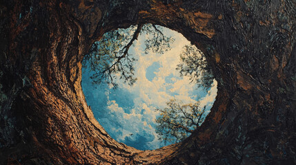 View from Tree to the sky