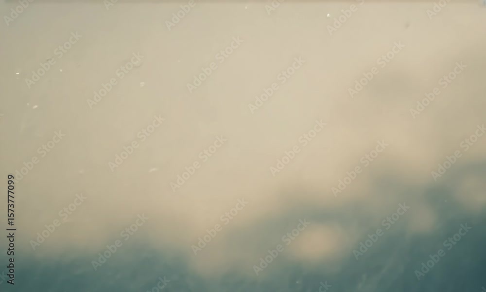 Poster abstract view of cloudy sky with a beige and blue color gradient