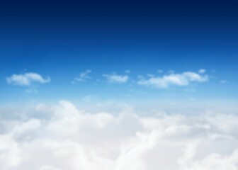 Idyllic view of white cloudscape