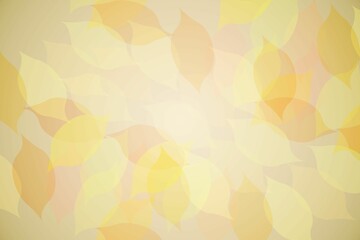 Autumnal leaf pattern in warm tones