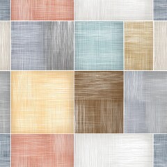 Fototapeta premium Abstract Colorful Background with Textured Blocks in Soft Tones