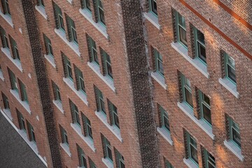 High angle view of building