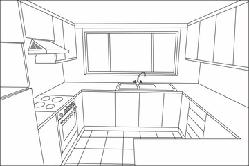 Illustrative image of kitchen