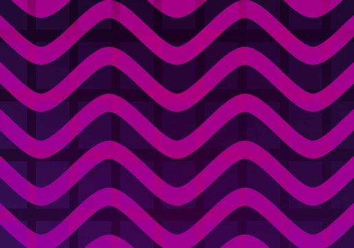 Fototapeta Vector of seamless wavy pattern